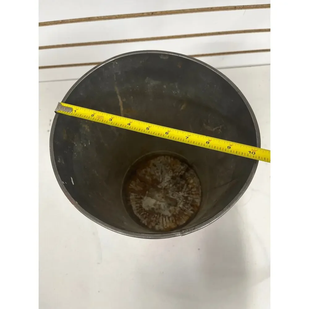 Kansas Jayhawks 15 Inch Metal Wastebasket NCAA Trash Can Garbage Office
